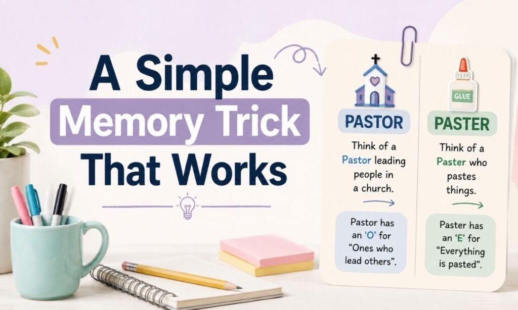 A Simple Memory Trick That Works