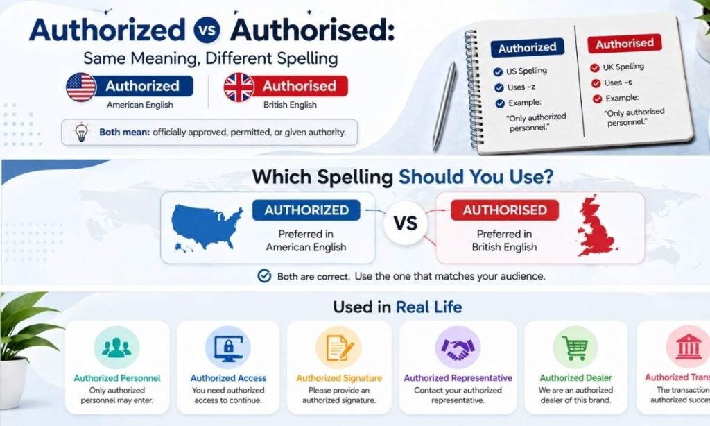 Authorized or Authorised Choosing the Right One for Your Audience