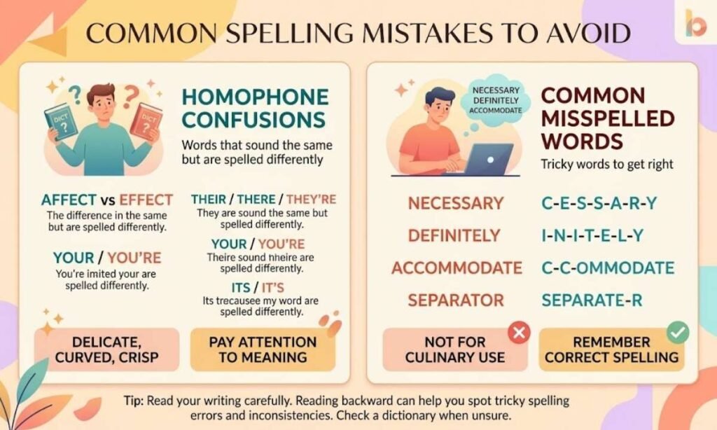 Common Spelling Mistakes to Avoid