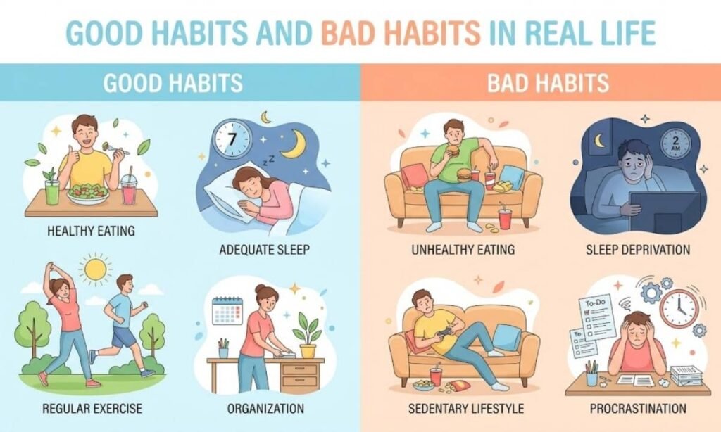 Good Habits and Bad Habits in Real Life