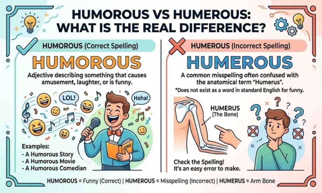 Humorous vs Humerous What Is the Real Difference