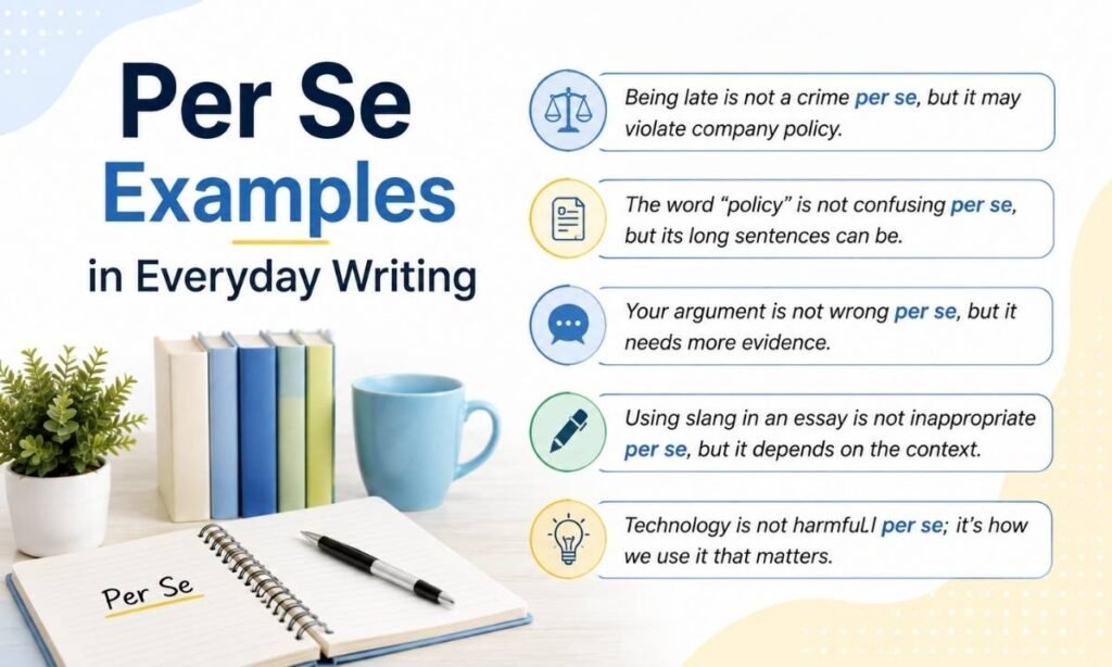 Per Se Examples in Everyday Writing
