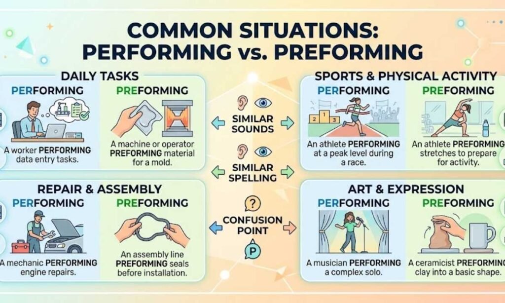 Performing or Preforming in Common Situations