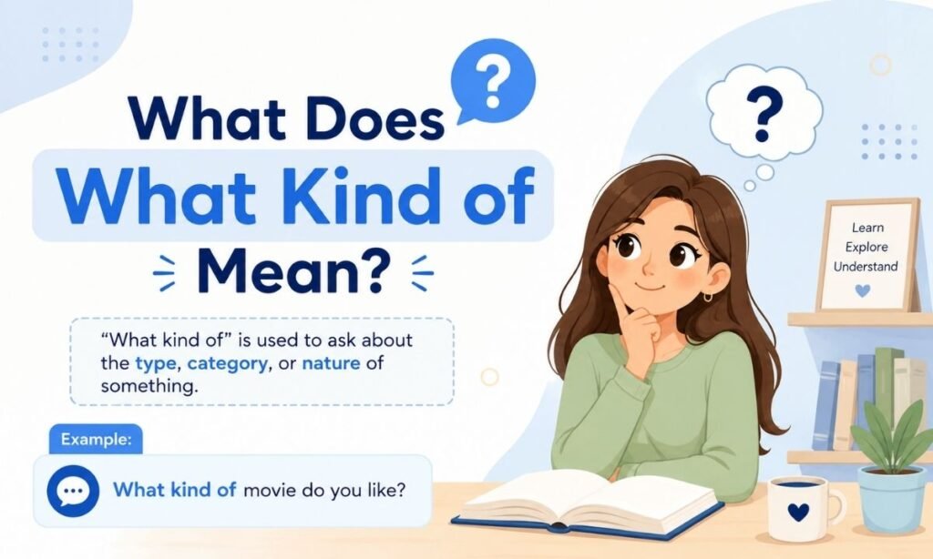 What Does What Kind of Mean