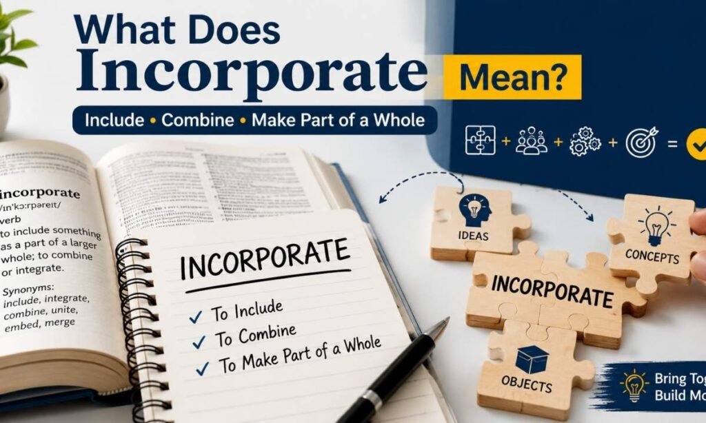 What Incorporate Actually Means