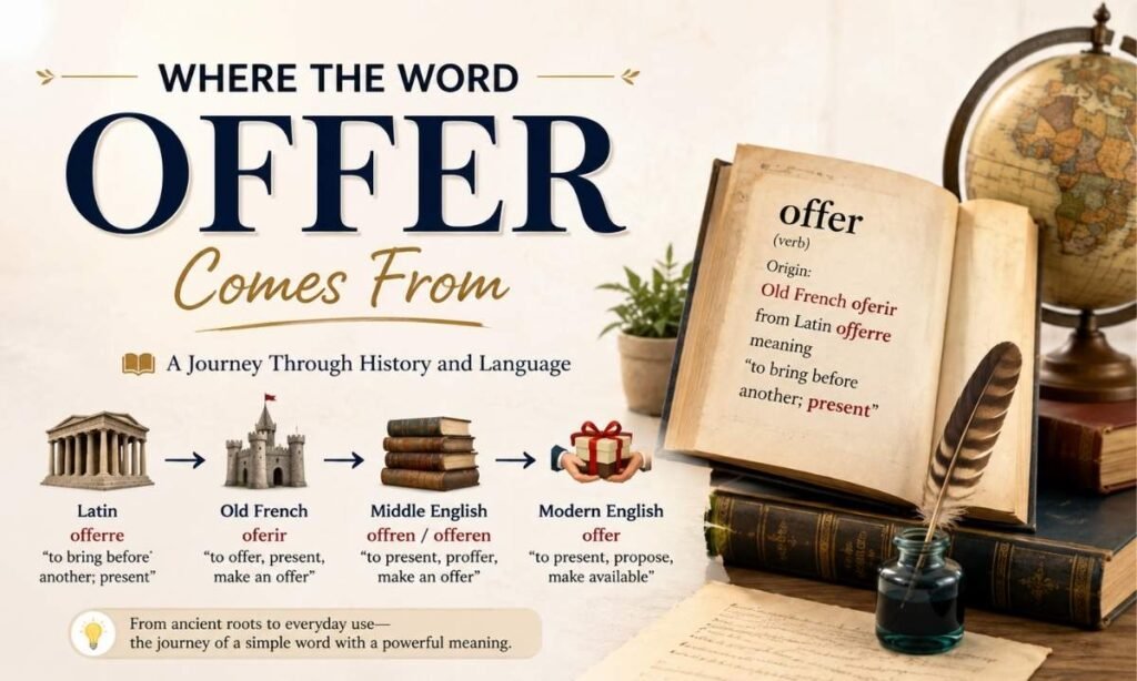 Where The Word Offer Comes From