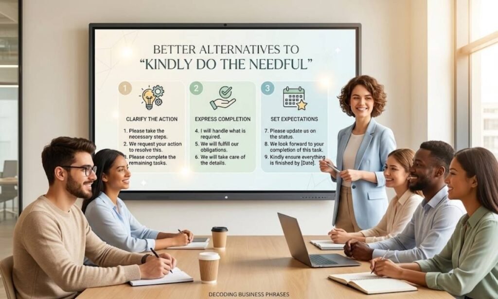 Better Alternatives to Kindly Do the Needful