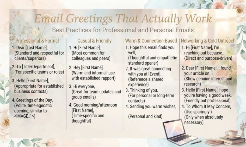 Email Greetings That Actually Work