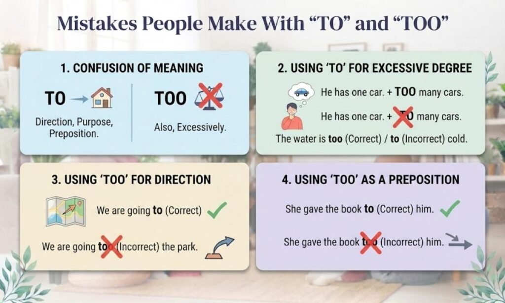 Mistakes People Make With To and Too