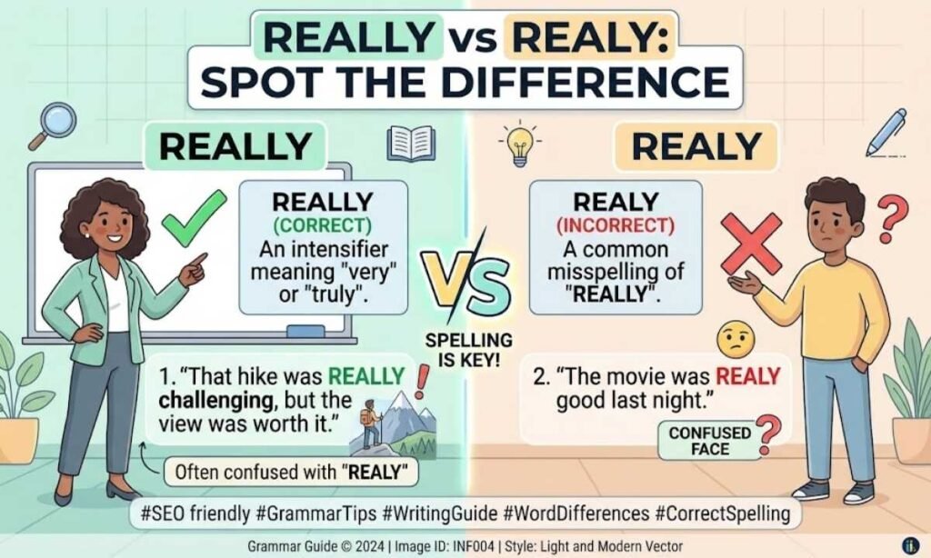 Really vs Realy in a Sentence