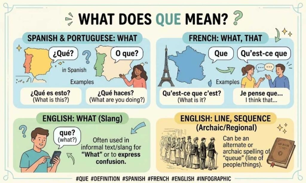 What Does Que Mean