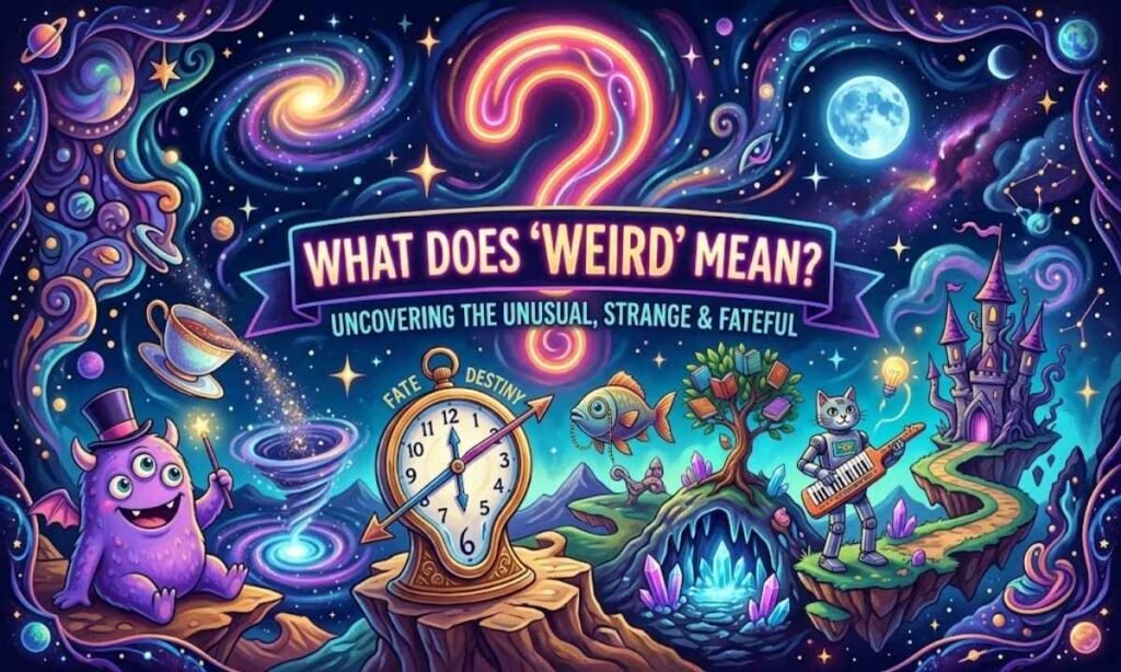What Does Weird Mean