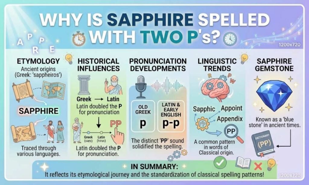 Why Is Sapphire Spelled With Two Ps