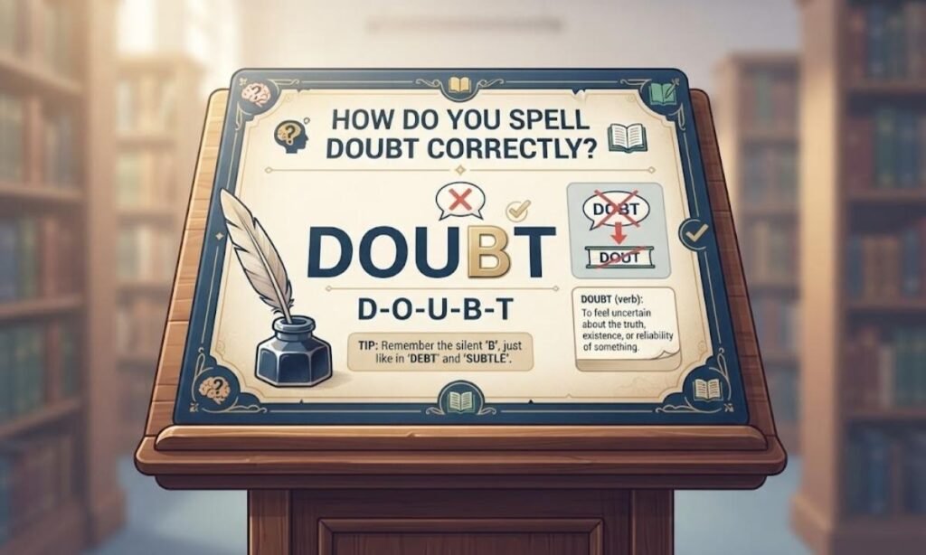 How Do You Spell Doubt Correctly