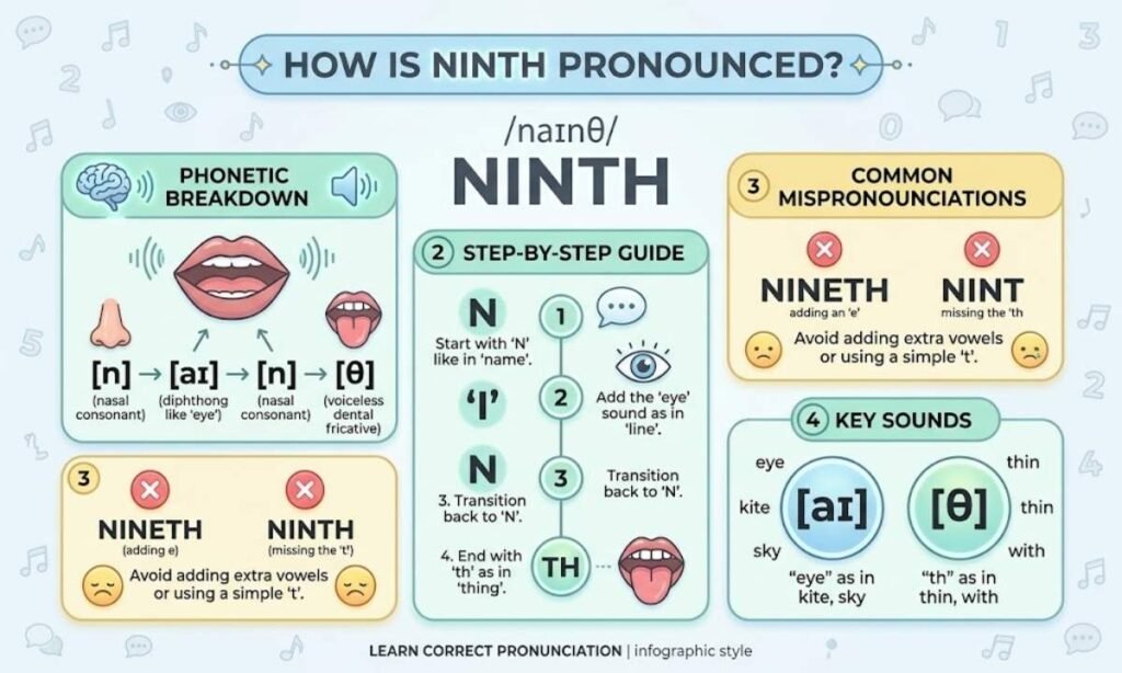 How Is Ninth Pronounced