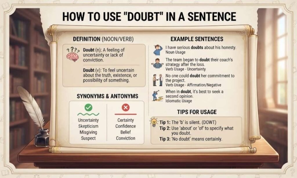 How to Use Doubt in a Sentence