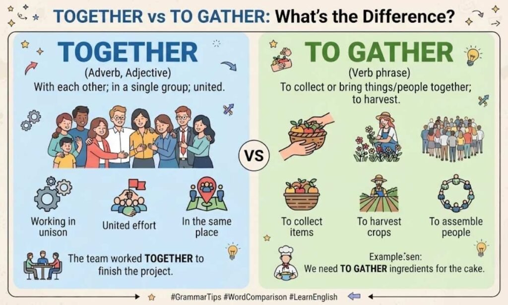 Together vs To Gather What’s the Difference