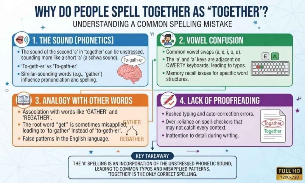 Why Do People Spell Together as “Togather”