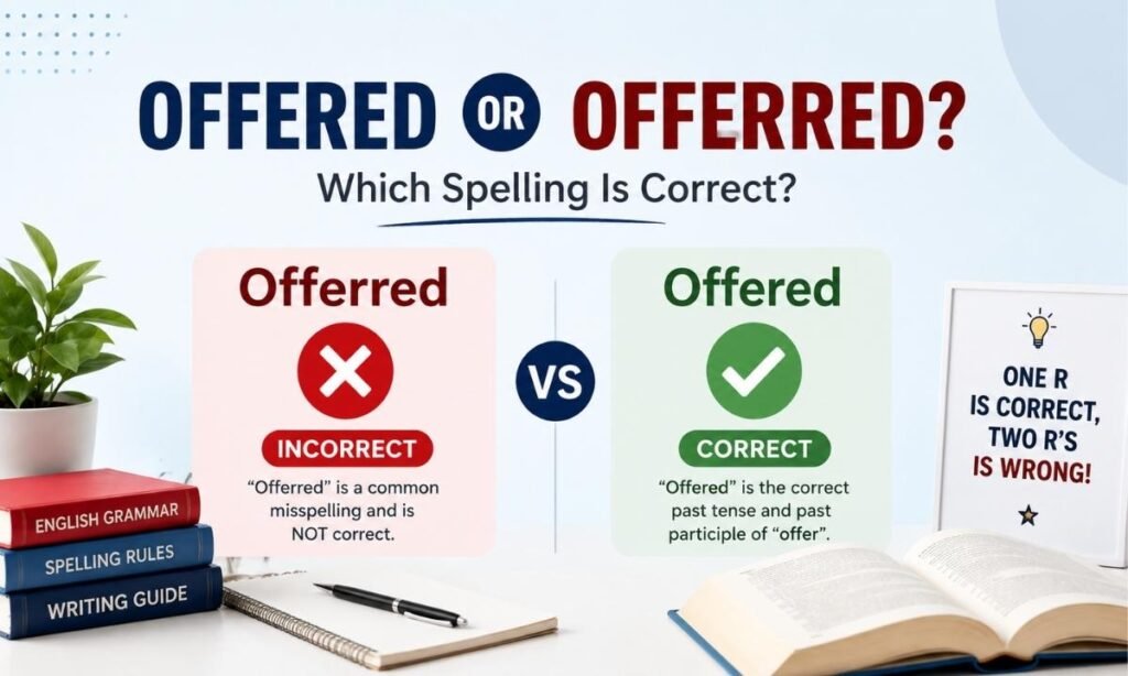 Offered or Offerred: Which Spelling Is Actually Correct?