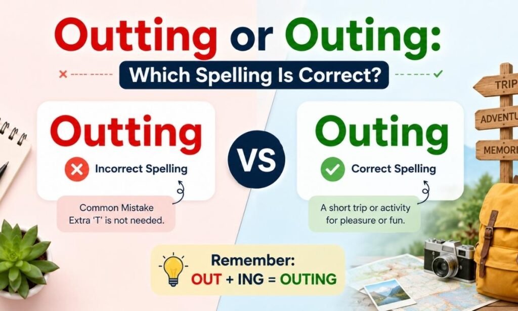 Outting or Outing Which Spelling Is Correct
