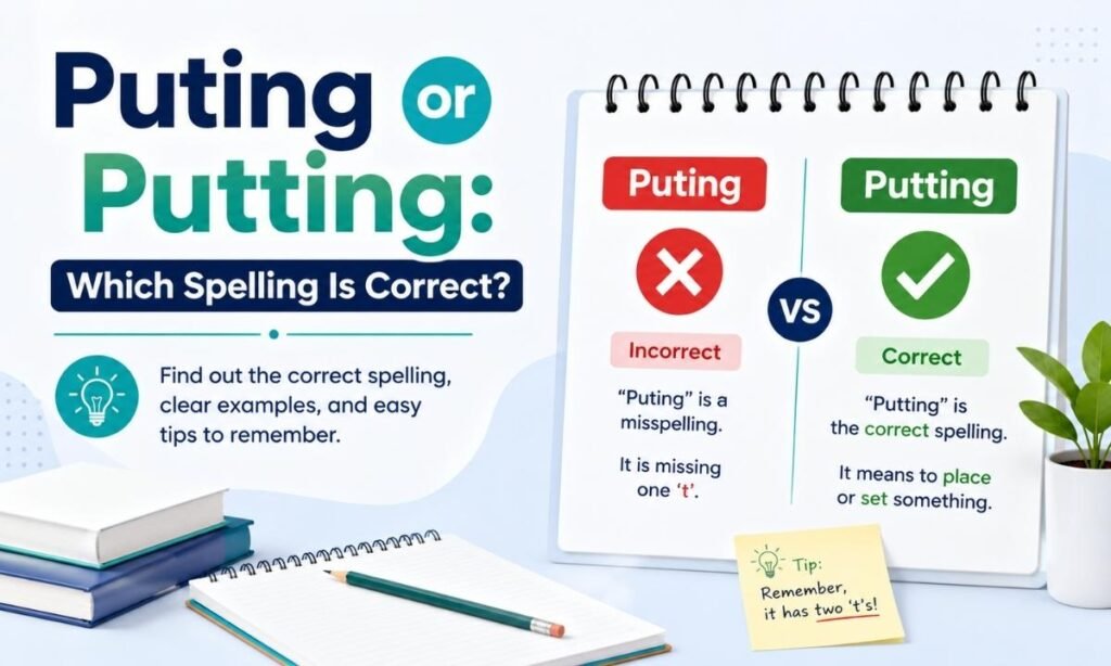 Puting or Putting Which Spelling Is Correct