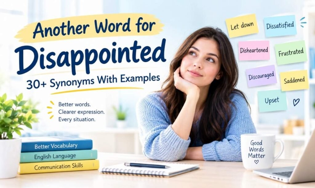 Another Word for Disappointed: 30+ Synonyms With Examples