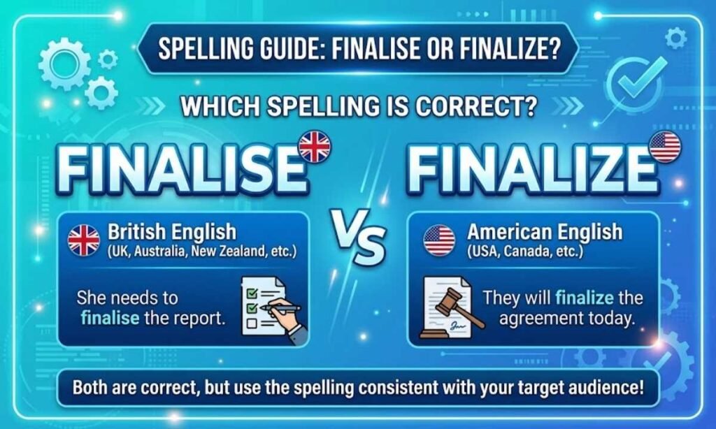 Finalise or Finalize: Which Spelling Is Correct?