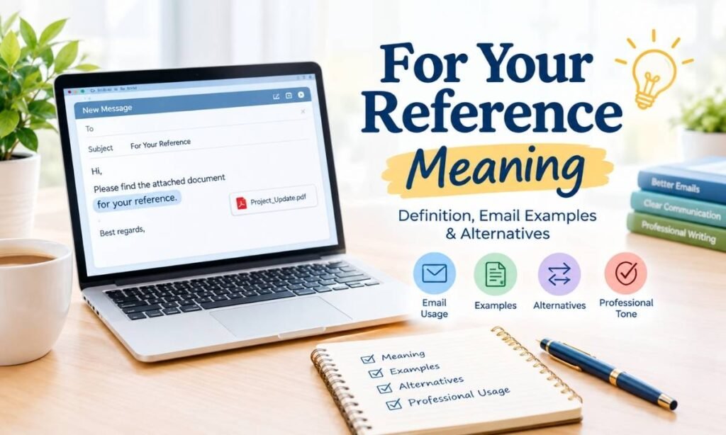 For Your Reference Meaning: Definition, Email Examples & Alternatives