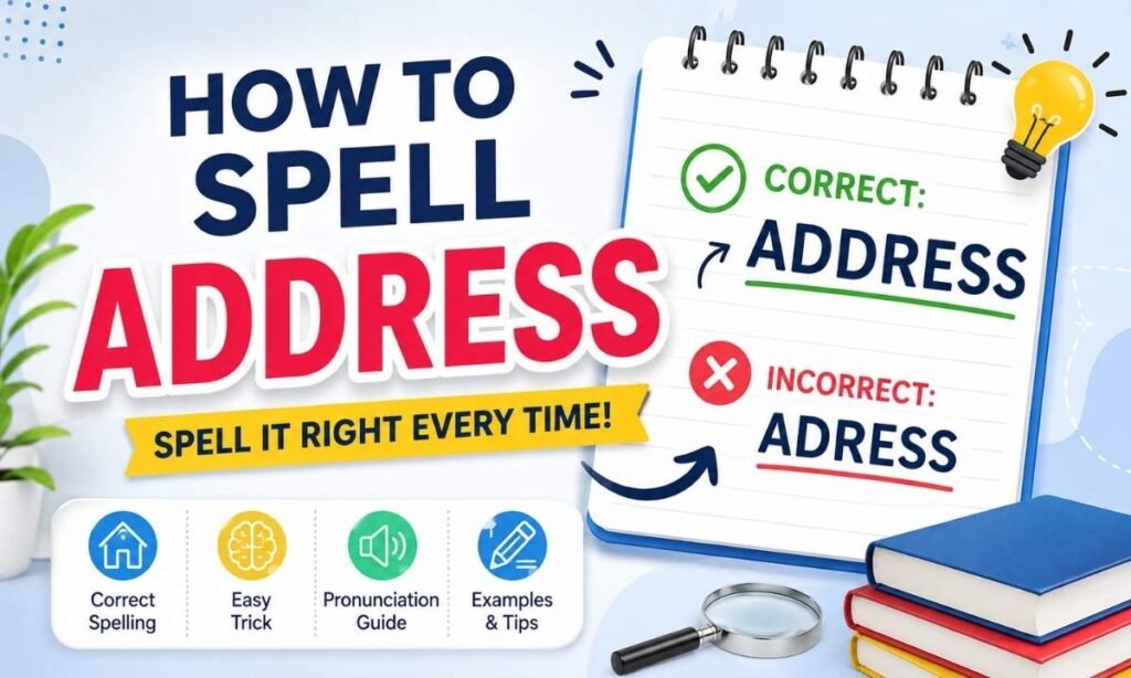 How to Spell Address Correctly: Address vs Adress