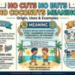 No Cuts No Buts No Coconuts Meaning: Origin, Uses & Examples