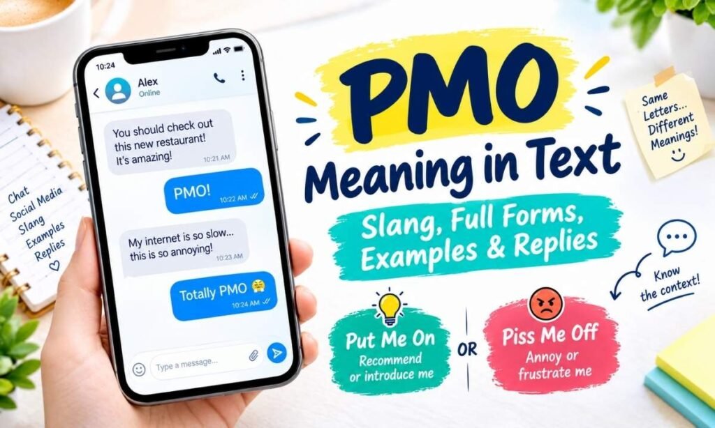 PMO Meaning in Text
