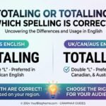Totalling or Totaling: Which Spelling Is Correct?