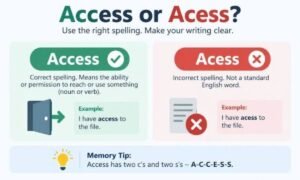Acess or Access Which Spelling Is Correct