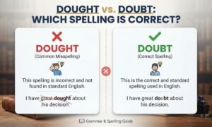 Dought vs Doubt Which Spelling Is Correct