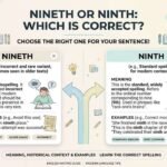 Nineth or Ninth: Which Spelling Is Correct?