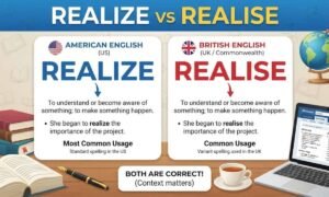 Realize vs Realise